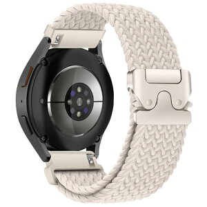 Samsung Galaxy Watch 7 / 6 / 5 / 4 40mm 44mm �x���g �o���h 20mm �L�k�� �i�C�����p���V���[�g�o�b�N���҂݃o���h �j�����p Galaxy Watch 6 Classic 43mm 47mm / Watch 4 Classic 42mm 46mm / 5 Pro 45mm / FE (�X�^�[���C�g)