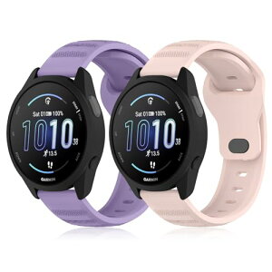 Garmin Vivoactive 6 / Vivoactive 5 / Approach S50 / S44 �x���g �V���R�� �X�}�[�g�E�H�b�` ���v�o���h �h���� �ʋC�� �_�炩�� 2�{�Z�b�g �X�|�[�c �����x���g Garmin Forerunner 570 42mm / �K�[�~�� Forerunner 165 / 1