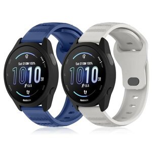 Garmin Vivoactive 6 / Vivoactive 5 / Approach S50 / S44 �x���g �V���R�� �X�}�[�g�E�H�b�` ���v�o���h �h���� �ʋC�� �_�炩�� 2�{�Z�b�g �X�|�[�c �����x���g Garmin Forerunner 570 42mm / �K�[�~�� Forerunner 165 / 1