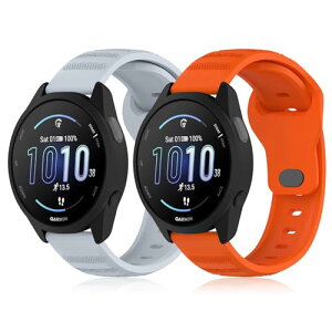 Garmin Vivoactive 6 / Vivoactive 5 / Approach S50 / S44 �x���g �V���R�� �X�}�[�g�E�H�b�` ���v�o���h �h���� �ʋC�� �_�炩�� 2�{�Z�b�g �X�|�[�c �����x���g Garmin Forerunner 570 42mm / �K�[�~�� Forerunner 165 / 1