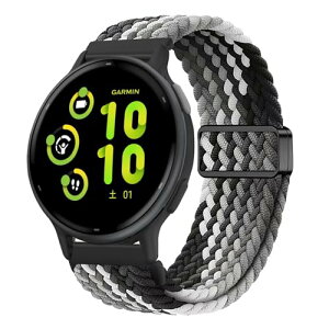 GARMINvivoactive 6 Garmin Vivoactive 5 Venu Sq 2 Forerunner 165 Music �x���g 20mm �o���h �����x���g �ґg�X�g���b�v ���C�o�b�N���t�� �����p�X�g���b�v �K�[�~�� Venu 2 Plus Forerunner 245 Music 645 Music �p�x���g - 