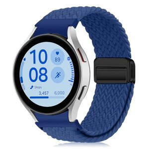 Samsung Galaxy Watch FE 40mm / Galaxy Watch 7 / 6 / 5 / 4 (40mm 44mm) �x���g �o���h ���� �i�C�����f�� ���C�o�b�N�� �}�O�l�b�g���o�b�N�� �ւ��x���g �݊��� �L�k�� �T�C�Y���� �҂݃u���X���b�g �ʋC�� �_