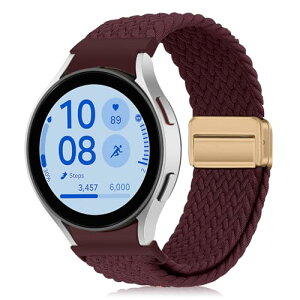 Samsung Galaxy Watch FE 40mm / Galaxy Watch 7 / 6 / 5 / 4 (40mm 44mm) �x���g �o���h ���� �i�C�����f�� ���C�o�b�N�� �}�O�l�b�g���o�b�N�� �ւ��x���g �݊��� �L�k�� �T�C�Y���� �҂݃u���X���b�g �ʋC�� �_