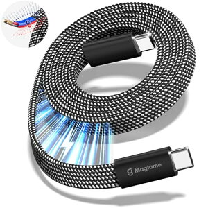 �^�C�vc �P�[�u�� �t���b�g���` ���Ύ������[ 240W / 5A�}���[�d type-c�P�[�u�� QC4.0 / PD3.1usbc-usbc�P�[�u�� �������R�l�N�^ ��d�i�C���� iPhone15 / MacBook / iPad / Samsung / Xperia Galaxy / Xperia��(�u���b�N-