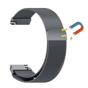 Amazfit Active 3 Premium / Amazfit Active 2 Square / Active 2 / T-Rex 3 Pro 44mm �x���g �o���h ���C�o�b�N�� �}�O�l�b�g �X�g���b�v ���b�V���D�� �r���v�o���h �����x���g �g�X�e�����X���ߋ��� ���C���b�N �j