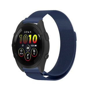Garmin Forerunner 570 42mm / Vivoactive 6 / 5 / Forerunner 165 / vivomove Trend �����o���h �~���l�[�[ 20mm �����o���h �X�e�����X�� ���C�o�b�N���t�� �K�[�~�� ���B���H�A�N�e�B�u 6 �ւ��x���g Garmin Venu Sq 2 / S
