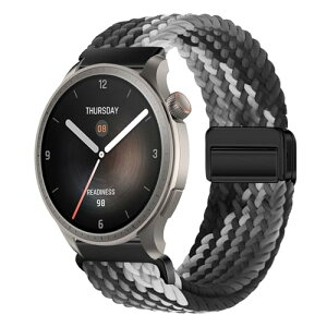 Amazfit Active Max / Balance 2 / Balance / Bip 6 / Bip 5 / GTR 4 / GTR 3 Pro / GTR 3 / Cheetah Pro / Cheetah�x���g 22mm �����o���h �i�C�����f�� ���C�o�b�N�� �}�O�l�b�g���o�b�N�� �ւ��x���g �X�|�[�c �ґg�X�g���b
