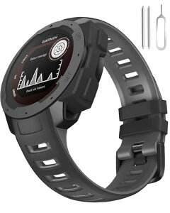 Garmin Instinct �x���g �V���R�� �o���h �\�t�g �ϋv�� �����ȒP �^���x���g �K�[�~���C���X�e�B���N�g �݊��� �j�����p �h�� Instinct Solar / Tactical / Esports / Tide Instinct2 / Surf / Crossover �� / �O���[