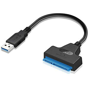 SATA USB 3.0 �ϊ��A�_�v�^�[ 2.5�C���` SSD HDD�p SATA�P�[�u�� 5Gbps ���� SATA3 �R���o�[�^�[ USB3.0 2TB SSD HDD �O�t�� �ϊ� �R�l�N�^ �n�[�h�f�B�X�N �|�[�^�u��