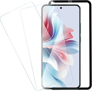 OPPO Reno 11A �ی�t�B���� �K���X�t�B���� �����K���X �ϏՌ� ��U�h�~ �w��h�~ �L�Y�h�~ ���ϋv �h�� ���掿 ���i�� ������ 2���Z�b�g