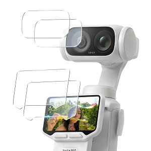 Insta360 Luna Ultra �K���X�t�B���� �ی�t�B���� ���Ɏq 9H�d�x �S�ʕی� ���E���h�G�b�W���H �C���X�^360 Luna Ultra�J�����ی�t�B���� ��ʕی�t�B���� �ϏՌ� �����ߗ� �������� �w��h�~ ��U