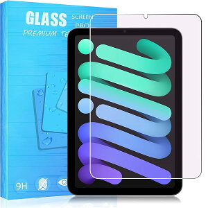 iPad mini 7 / mini 6 �K���X�t�B���� �u���[���C�g�J�b�g �ی�t�B���� �ϏՌ� iPad mini 6 ���� �K���X �t�� �ی� �t�B���� ��U�h�~ �������� �w��h�~ �����z�� �\��t���ȒP