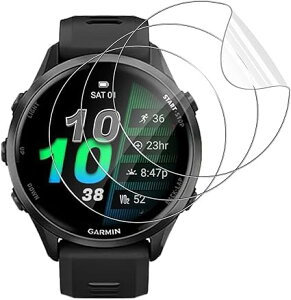 GARMIN Forerunner 970 �t�B���� Forerunner 970 / 570 47mm �ی�t�B���� TPU�� �\�蒼���� �\�t�ȒP �X���[�X�^�b�` �C�A�Ȃ� �L�Y�C�� �����ߗ� �Ȗʂ�S�ʃJ�o�[ �Ή� 3������