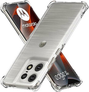 Motorola Moto Edge 50 Pro / 50s Pro �P�[�X �N���A �S���� TPU ���g���[��Edge 50 Pro �P�[�X �ϏՌ� �l���̌� �w��h�~ �C�菝�h�~ �����h�~ �ϐ� �ϏՌ� ���ς��ɂ��� �h�o ���^ �_�炩����G��