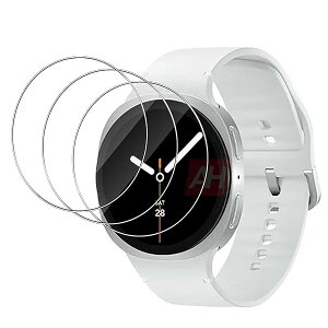 Galaxy Watch8 44mm �K���X�t�B���� Galaxy Watch8 44mm �t���ی� �����K���X �ی�t�B���� �d�x9H �ϏՌ� ��U�h�~ �w��h�~ �����ߗ� �C�A�[�� �����z�� 2.5D �t�B���� 3������