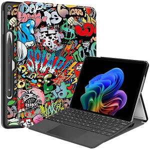 Microsoft Surface Pro 12 �P�[�X �}�C�N���\�t�g Surface Pro12 �J�o�[ �y�� ���^ �ϏՌ� ���h�~ PU ���U�[ �X�}�[�g�J�o�[ �n�[�h �t�����g�T�|�[�g �@�\ �X�}�[�g�P�[�X (TY)