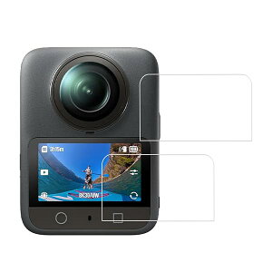 DJI Osmo 360 �K���X�t�B���� �\��₷�� 9H �\�ʍd�x �����ׂȑN���x ��U�h�~ �ی�t�B���� �A���`�o�u�� ���E���h�G�b�W �Ϗ��� �����K���X �����x�^�b�` �ϏՌ��� �h�w�� �t���t�B���� 2���Z