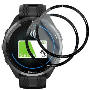 Garmin Forerunner965 �ی�t�B���� �����K���X �t���ی�t�B���� �d�x9H �ϏՌ� ��U�h�~ �����ߗ� �C�A�[�� �w��h�~ �����x�^�b�` �\��t���ȒP Garmin Forerunner 965 �t�B���� 2������ �K�[�~�� Forerun