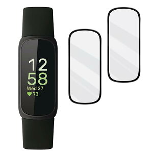 Fitbit inspire3 �ی�t�B���� �����K���X �t���ی�t�B���� �d�x9H �ϏՌ� ��U�h�~ �����ߗ� �C�A�[�� �w��h�~ �����x�^�b�` �\��t���ȒP Fitbit inspire3 �t�B���� 2������ Fitbit inspire3 �K���X�t�B