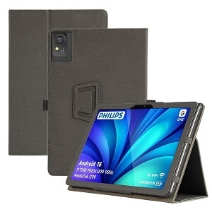 PHILIPS T8015 11�C���` �P�[�X �ϏՌ� �ϖ��C PHILIPS T8015 �S�ʕی� ���^ �ϏՌ� �X�^���h�@�\�t�� �����h�~ ����PU ���U�[ �J�o�[ �L�Y�h�~ (�u���b�N)