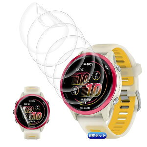 Garmin Forerunner 570 42mm �t�B���� TPU�� �����ߗ� �K�[�~�� Forerunner 570 42mm �ی�t�B���� �ϏՌ� ��U�h�~ Garmin Forerunner 570 �K���X�t�B���� �S�ʕی� 3D Touch�����x�^�b�` �C�A�[�� �����z�� �\��t