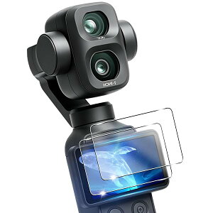 DJI OSMO Pocket 4P �K���X�t�B���� 2�� �d�x9H ��U�h�~ Pocket 4P �t�B���� �t�� DJI OSMO Pocket4P �ی�t�B���� �����^ �ϏՌ� ���������L�Y�ɋ��� �w��h�~ ������ �I�Y���|�P�b�g4P �K���X�ی�t�B��