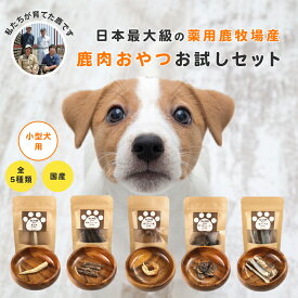 【お一人様2個まで30%OFF】【楽天1位】 ペットフード 小型犬 トライアル セット 鹿 鹿肉 鹿の角 鹿角 ドックフード 犬 無添加 国産 ペット おやつ おもちゃ ジャーキー ガム カルシウム 鉄分 アキレス腱 歯磨き ロクジョウ 鹿茸 漢方 ストレス 雲仙牧場鹿