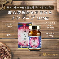 メシマコブ 200粒 鹿茸 桑 桂皮 鹿の角 ロクジョウ サルノコシカケ 国産 漢方 妊活 鹿 鹿角 メシマ カル…