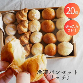 冷凍パン 詰め合わせ 送料無料〈リッチ〉5種20個 国産小麦100% 急速冷凍 PANISTA パニスタ 発酵バター 焦がしバタークロワッサン メロンパン ブリオッシュ ミルクハース ご褒美 朝食 おやつ 菓子パン 定期便 大阪 クール便 お取り寄せ
