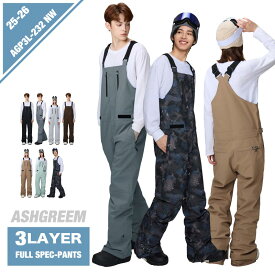 25-26 スノーボード ウェア ビブパンツ 単品 AGP3L-232NW スノーウェア スノボウェア スキーウェア スノボーウェア 下 スノーパンツ メンズ レディース 新作