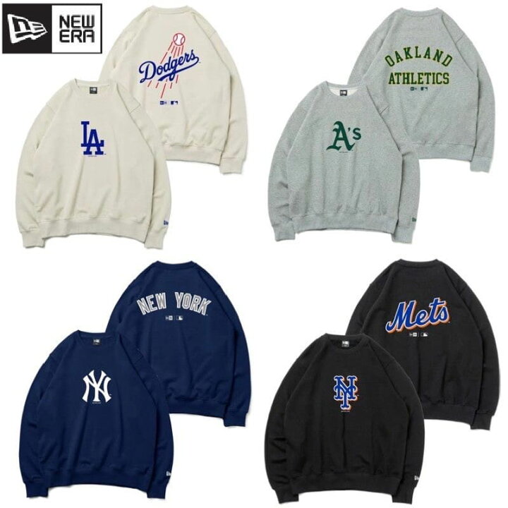 楽天市場】メンズ ニューエラ NEWERA 裏毛 トレーナー スウェット MLB 