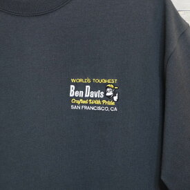 【送料無料】大きいサイズ メンズ ベン デイビス BEN DAVIS 半袖 Tシャツ 半袖Tシャツ 無地 ポケット付 ユニセックス レディース XXL 3L 4L 5L 黒 ブラック