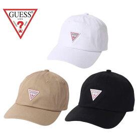 【送料無料】 GUESS ゲス CAP キャップ ローキャップ 帽子 刺繍 ロゴ 海外 ブランド メンズ レディース ユニセックス 白 ホワイト ベージュ 黒 ブラック