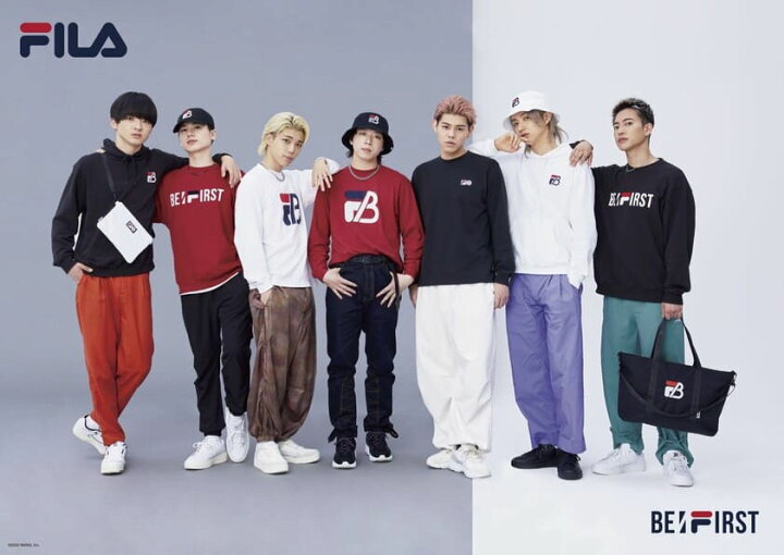 楽天市場】【送料無料】BE:FIRST FILA フィラ コラボ RYOKI MANATO  