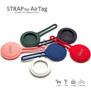 �y���Ԍ���40%OFF�N�[�|���z�z���zDeff �f�B�[�t Apple�А� AirTag(��2����)�Ή� 3�p�b�N �V���R�[���f�� �X�g���b�v �_�炩�ŐG��S�n�̗ǂ���6kg�̈������苭�x