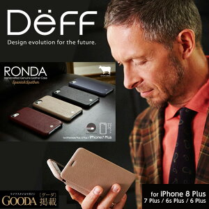 Gooda�f�ڏ��i iPhone8 Plus / 7 Plus / 6s Plus / 6 Plus �{�v���U�[�P�[�X �W���P�b�g�^�C�v RONDA Spanish Leather Case�y���������z