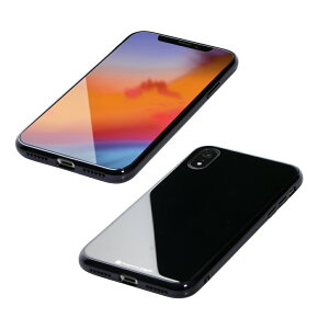 iPhone XR HYBRID�P�[�X Etanze�i�G�^���[�j�\���b�h�K���X�^�C�v for iPhone XR Apple / docomo/ au / Softbank�y���������z �V���i
