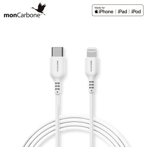 yAppleЌFMFi擾izmonCarbone KOBRA III Fast Charge MFi USB-C to Lightning ɂϋvɗDꂽ C to LightningP[u