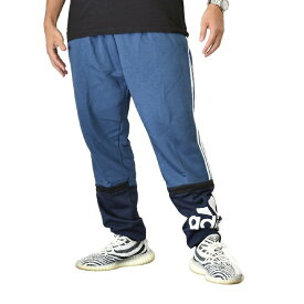 adidas アディダス スウエットパンツ 裏起毛 3本ライン Essentials Logo Colorblock Cuff Pants XXL 6XO XXXL 8XO 大きいサイズ メンズ あす楽