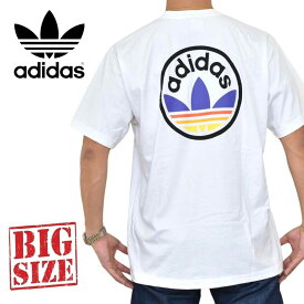 大きいサイズ メンズ adidas アディダス オリジナルス originals 半袖Tシャツ 白 ホワイト XL XXL 4XO 6XO