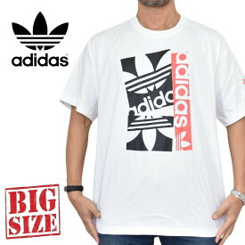 大きいサイズ メンズ adidas アディダス オリジナルス originals 半袖Tシャツ 白 ホワイト XL 4XO XXL 6XO