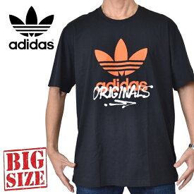 大きいサイズ メンズ adidas アディダス originals オリジナルス クルーネック 半袖Tシャツ XL XXL 4XO 6XO