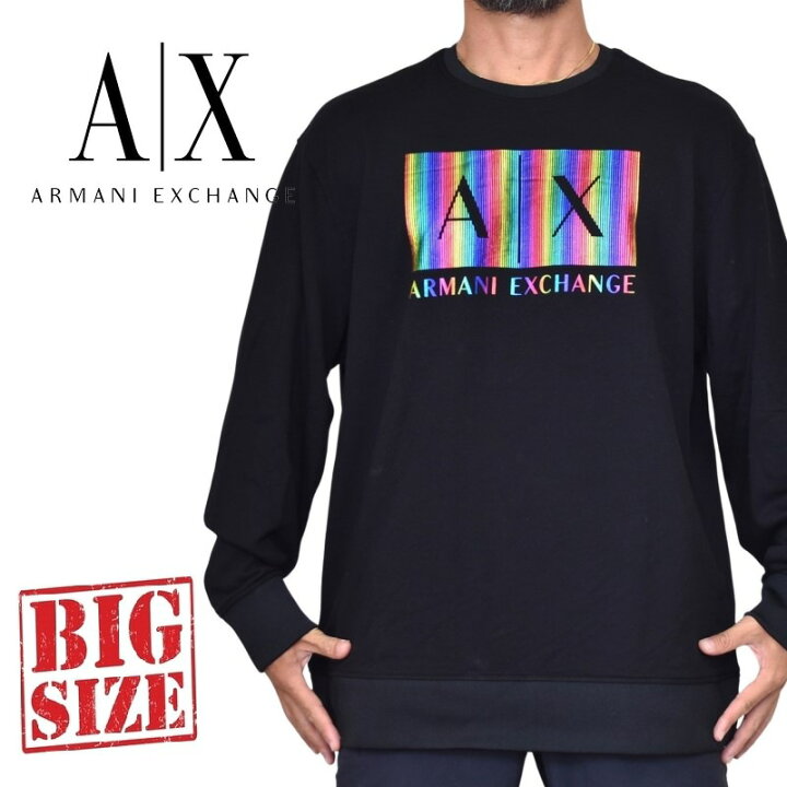 楽天市場】アルマーニエクスチェンジ A/X ARMANI EXCHANGE クルー 
