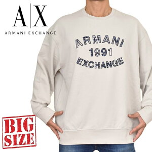 傫TCY Y A}[jGNX`FW A/X ARMANI EXCHANGE XEFbgVc N[lbN vI[o[ XXL