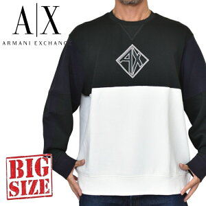 傫TCY Y A}[jGNX`FW A/X ARMANI EXCHANGE oCJ[ |CghJ N[lbN vI[o[ XXL