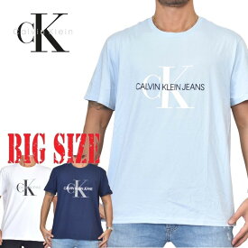 CK カルバンクラインジーンズ Calvin Klein Jeans クルーネック 半袖Tシャツ XL XXL 大きいサイズ メンズ