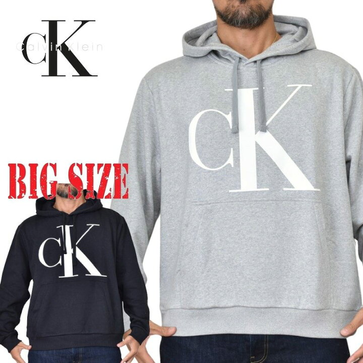 楽天市場】CK カルバンクライン Calvin Klein パーカー プルオーバー 