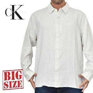 �傫���T�C�Y �����Y CK Calvin Klein �J���o���N���C�� �����V���c �����|�C���g�h�J ���l�� �� �X�g���C�v�� XXL