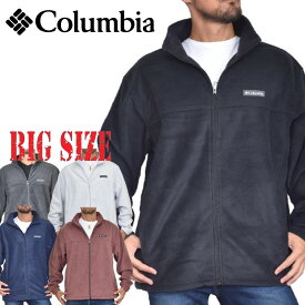 COLUMBIA コロンビア フリースジャケット フルジップ USAモデル XL XXL XXXL XXXXL 大きいサイズ メンズ あす楽