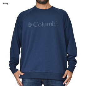 COLUMBIA コロンビア スウェットシャツ クルーネック トレーナー ロゴ 裏毛 USAモデル XL XXL 大きいサイズ メンズ あす楽